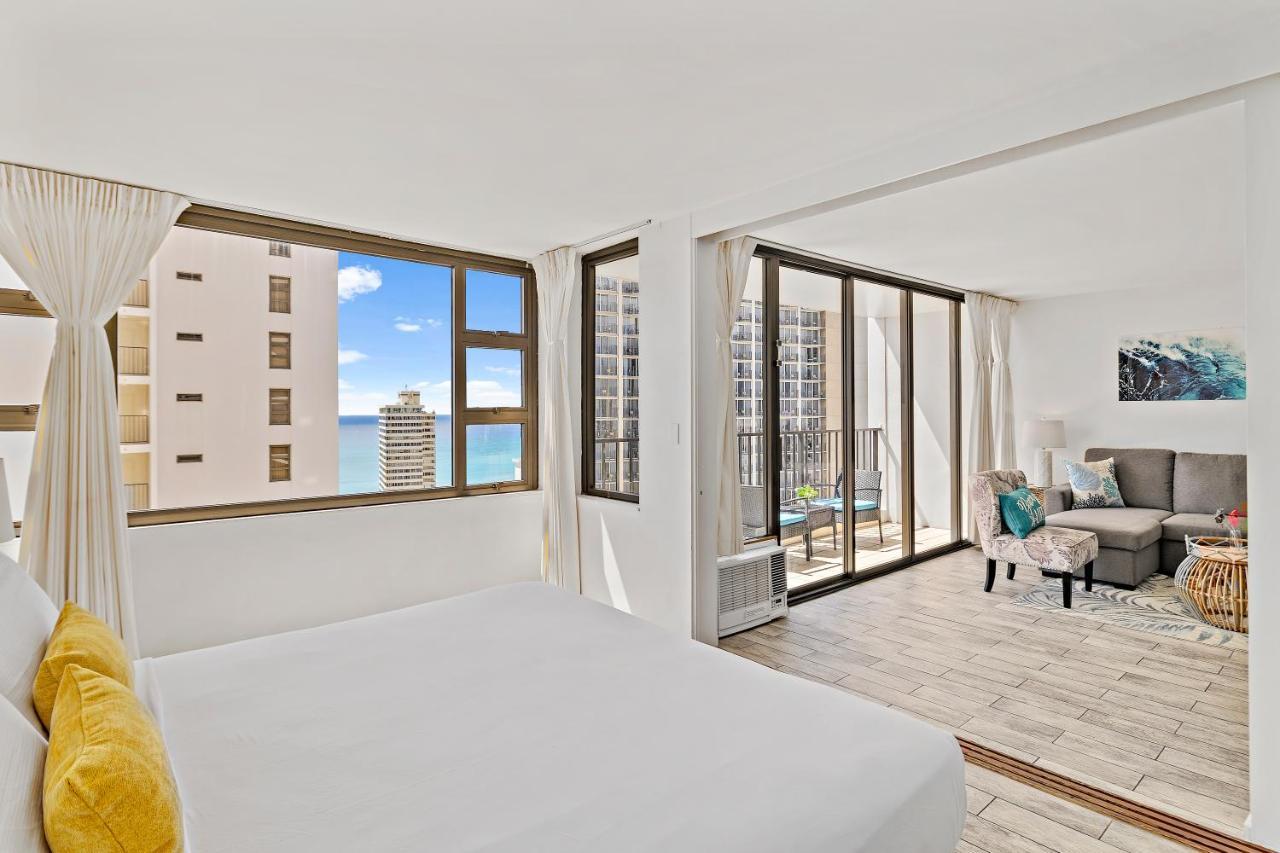 1Br With Great Ocean Views, 1 Block To Waikiki Beach Honolulu Exterior foto