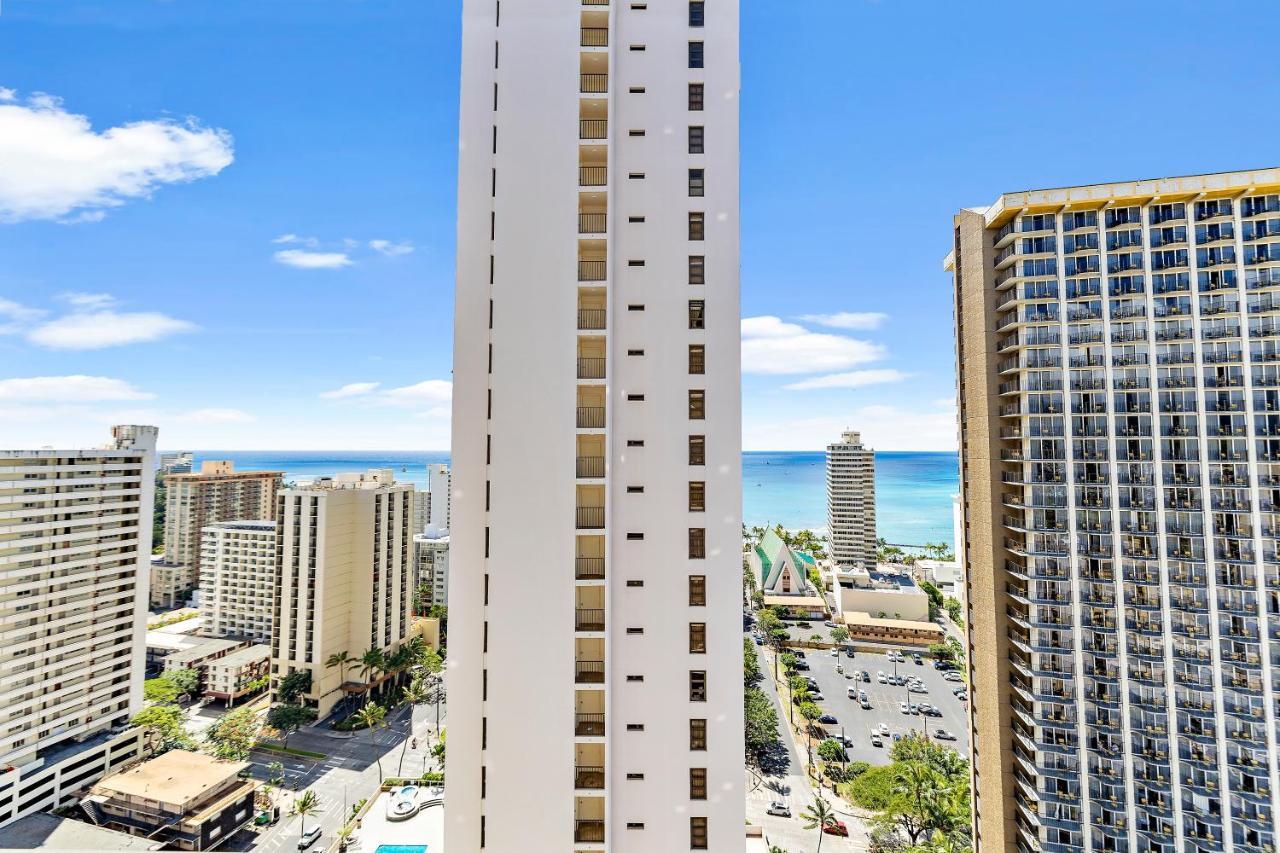 1Br With Great Ocean Views, 1 Block To Waikiki Beach Honolulu Exterior foto